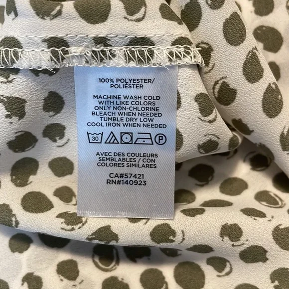 LOFT Ruffle Neck Sleeve Blouse NWT Size S - Picture 6 of 6